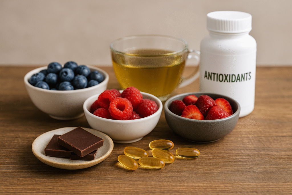 Antioxidants Protecting Skin from Aging