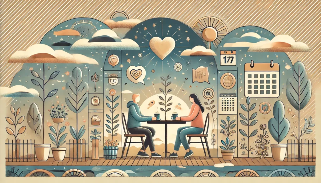 People connecting over coffee â social wellness and balanced life