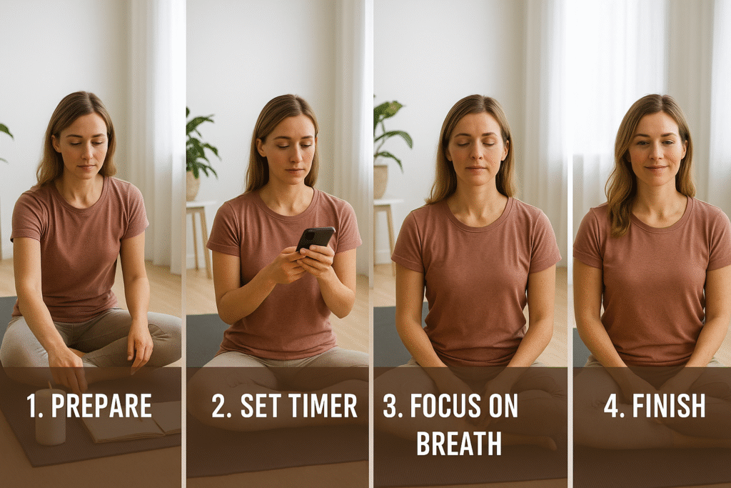 Step-by-step guide to starting a Mindfulness Meditation practice at home