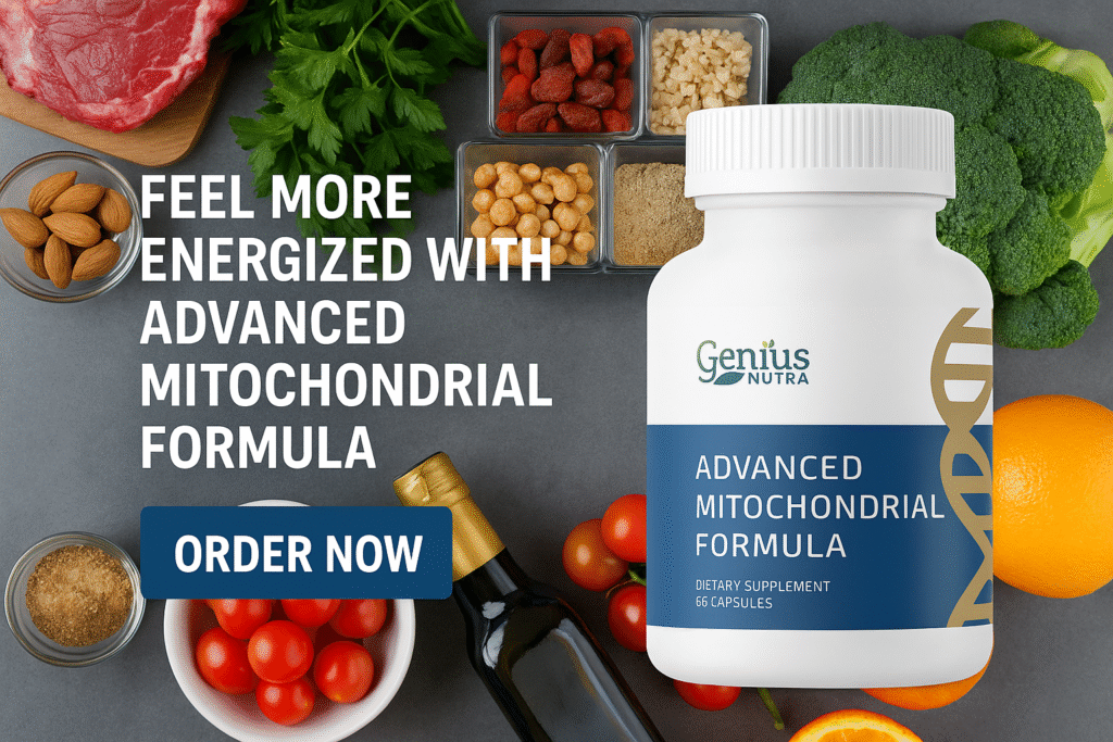Call to action to buy Advanced Mitochondrial Formula now