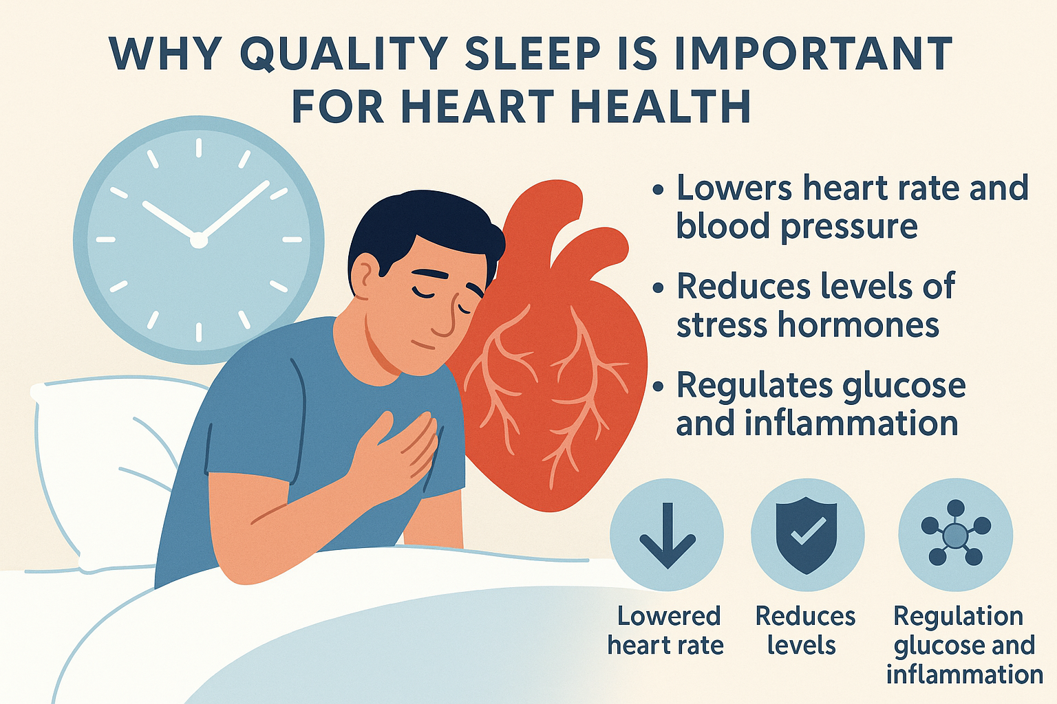 Medical rendering of brain activity disruptions and inflammation caused by fragmented sleep.