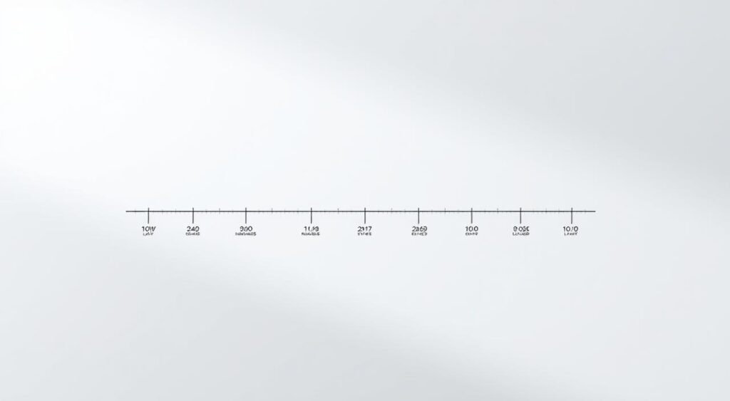 A detailed, scientific diagram of a glycemic index scale, showcasing a clear visual representation of the range from low to high glycemic values. The scale occupies the center of the frame, surrounded by a clean, minimalist background with soft lighting and a subtle gradient. The scale is depicted with precise, labeled increments, allowing for easy interpretation of the glycemic index spectrum. The overall mood is informative and educational, reflecting the need to clearly communicate this important nutritional concept.
