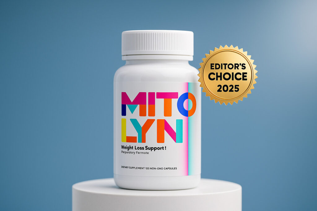 Editor's Choice badge on Mitolyn weight loss supplement bottle Editor's Choice badge on Mitolyn weight loss supplement bottle