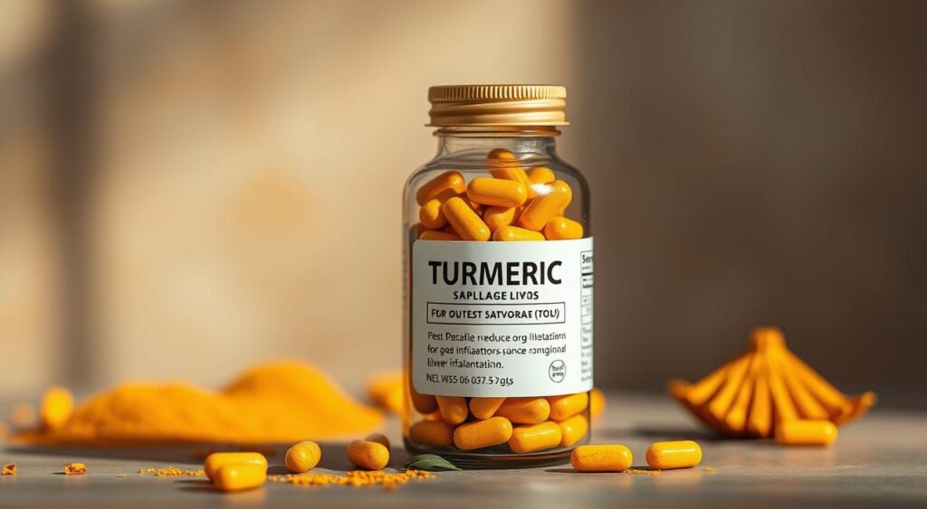 turmeric supplements dosage to reduce liver inflammation