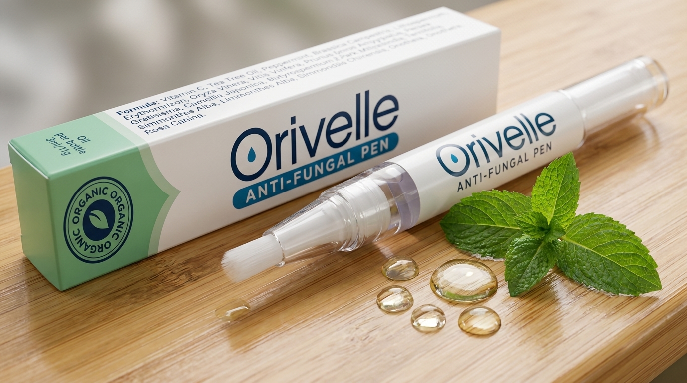 Orivelle's precision applicator ensures no-mess, targeted delivery of the 17-ingredient formula directly to the infected nail bed.