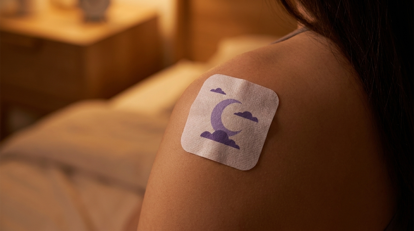 The discreet, peel-and-stick design allows for comfortable overnight wear without any skin irritation.
